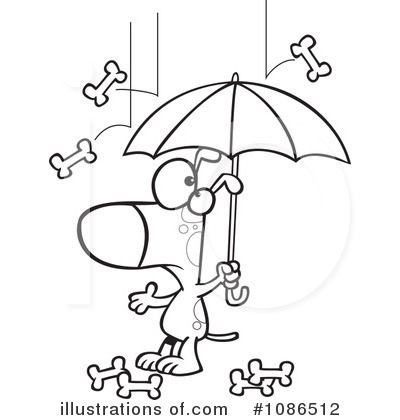 Royalty-Free (RF) Dog Clipart Illustration by toonaday - Stock Sample #1086512