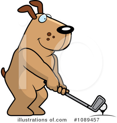 Golfing Clipart #1089457 by Cory Thoman