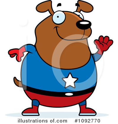 Super Dog Clipart #1092770 by Cory Thoman