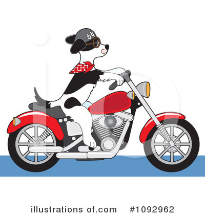 Motorcycle Clipart #1092962 by Maria Bell