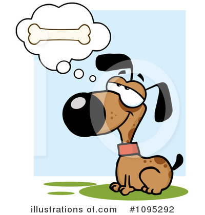 Royalty-Free (RF) Dog Clipart Illustration by Hit Toon - Stock Sample #1095292