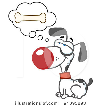Royalty-Free (RF) Dog Clipart Illustration by Hit Toon - Stock Sample #1095293