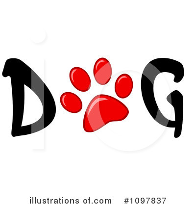 Royalty-Free (RF) Dog Clipart Illustration by Hit Toon - Stock Sample #1097837