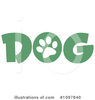 Royalty-Free (RF) Dog Clipart Illustration by Hit Toon - Stock Sample #1097840