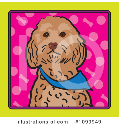 Royalty-Free (RF) Dog Clipart Illustration by Maria Bell - Stock Sample #1099949
