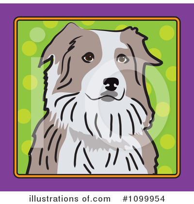Royalty-Free (RF) Dog Clipart Illustration by Maria Bell - Stock Sample #1099954
