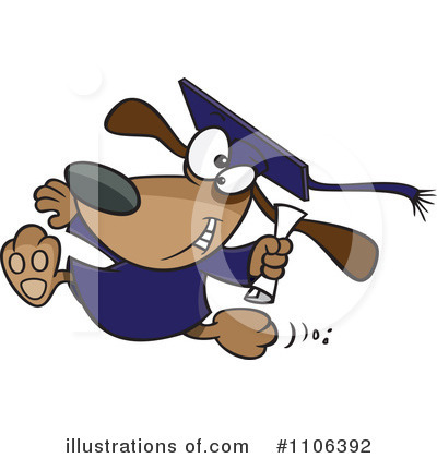 Royalty-Free (RF) Dog Clipart Illustration by toonaday - Stock Sample #1106392