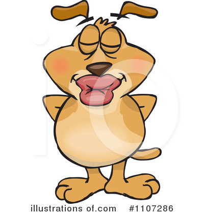 Royalty-Free (RF) Dog Clipart Illustration by Dennis Holmes Designs - Stock Sample #1107286