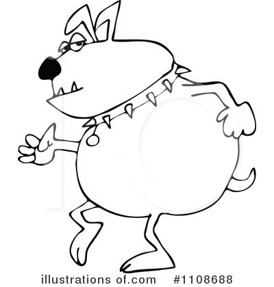 Royalty-Free (RF) Dog Clipart Illustration by djart - Stock Sample #1108688