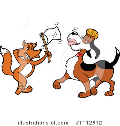 Royalty-Free (RF) Dog Clipart Illustration by LaffToon - Stock Sample #1112812