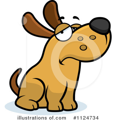 Royalty-Free (RF) Dog Clipart Illustration by Cory Thoman - Stock Sample #1124734