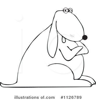 Royalty-Free (RF) Dog Clipart Illustration by djart - Stock Sample #1126789