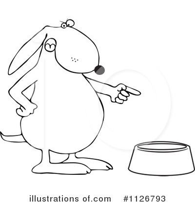 Royalty-Free (RF) Dog Clipart Illustration by djart - Stock Sample #1126793