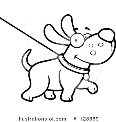 Dog Leash Clipart #1128669 by Cory Thoman