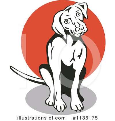 Royalty-Free (RF) Dog Clipart Illustration by patrimonio - Stock Sample #1136175