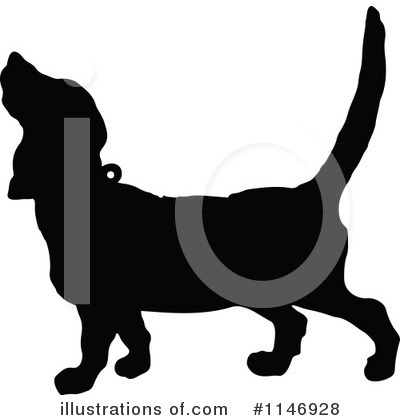 Royalty-Free (RF) Dog Clipart Illustration by Prawny Vintage - Stock Sample #1146928
