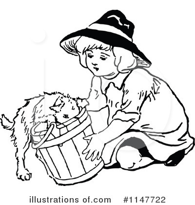 Royalty-Free (RF) Dog Clipart Illustration by Prawny Vintage - Stock Sample #1147722