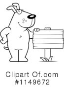 Dog Clipart #1149672 by Cory Thoman