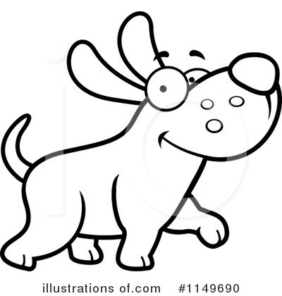 Max Dog Character Clipart #1149690 by Cory Thoman