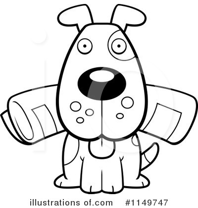 Royalty-Free (RF) Dog Clipart Illustration by Cory Thoman - Stock Sample #1149747