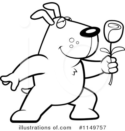 Royalty-Free (RF) Dog Clipart Illustration by Cory Thoman - Stock Sample #1149757