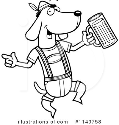 Royalty-Free (RF) Dog Clipart Illustration by Cory Thoman - Stock Sample #1149758