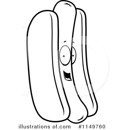 Hot Dog Clipart #1149760 by Cory Thoman