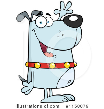 Royalty-Free (RF) Dog Clipart Illustration by Hit Toon - Stock Sample #1158879