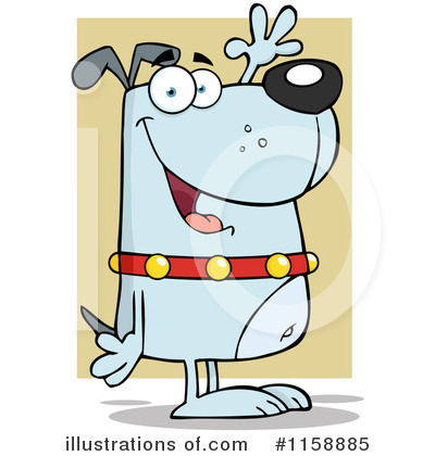 Royalty-Free (RF) Dog Clipart Illustration by Hit Toon - Stock Sample #1158885
