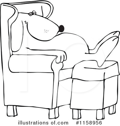 Royalty-Free (RF) Dog Clipart Illustration by djart - Stock Sample #1158956