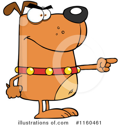 Royalty-Free (RF) Dog Clipart Illustration by Hit Toon - Stock Sample #1160461