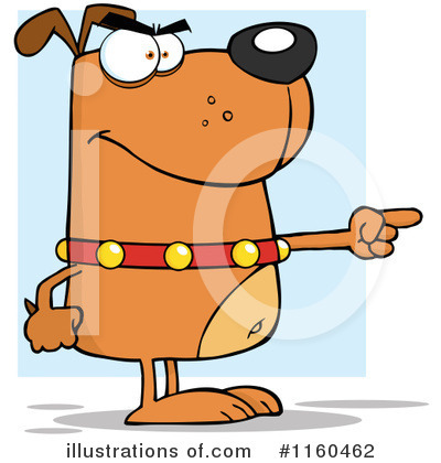 Royalty-Free (RF) Dog Clipart Illustration by Hit Toon - Stock Sample #1160462