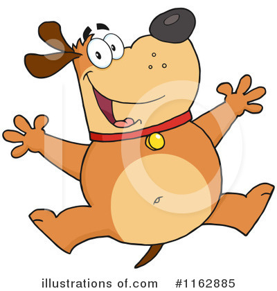 Royalty-Free (RF) Dog Clipart Illustration by Hit Toon - Stock Sample #1162885