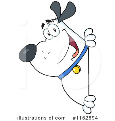 Royalty-Free (RF) Dog Clipart Illustration by Hit Toon - Stock Sample #1162894