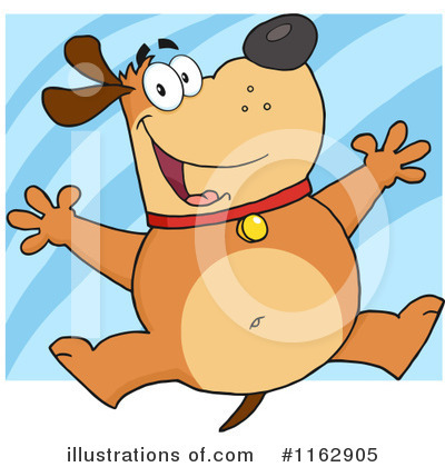 Royalty-Free (RF) Dog Clipart Illustration by Hit Toon - Stock Sample #1162905