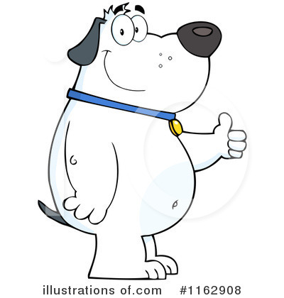 Royalty-Free (RF) Dog Clipart Illustration by Hit Toon - Stock Sample #1162908