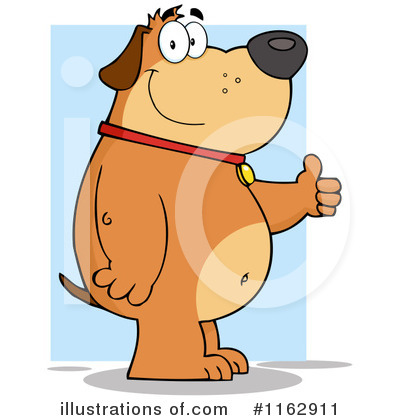 Royalty-Free (RF) Dog Clipart Illustration by Hit Toon - Stock Sample #1162911