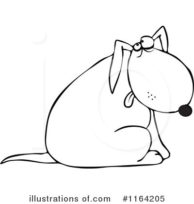 Royalty-Free (RF) Dog Clipart Illustration by djart - Stock Sample #1164205