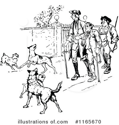 Royalty-Free (RF) Dog Clipart Illustration by Prawny Vintage - Stock Sample #1165670