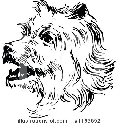 Royalty-Free (RF) Dog Clipart Illustration by Prawny Vintage - Stock Sample #1165692