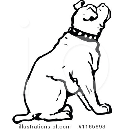 Royalty-Free (RF) Dog Clipart Illustration by Prawny Vintage - Stock Sample #1165693