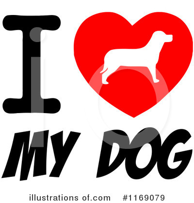 Royalty-Free (RF) Dog Clipart Illustration by Hit Toon - Stock Sample #1169079