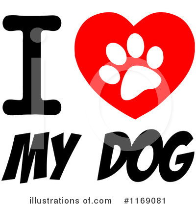 Royalty-Free (RF) Dog Clipart Illustration by Hit Toon - Stock Sample #1169081