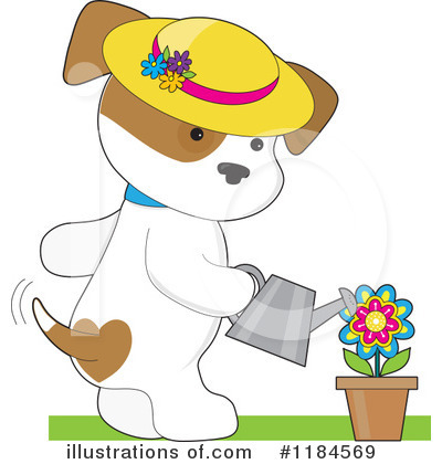 Puppy Clipart #1184569 by Maria Bell