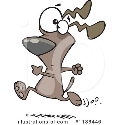Royalty-Free (RF) Dog Clipart Illustration by toonaday - Stock Sample #1186446