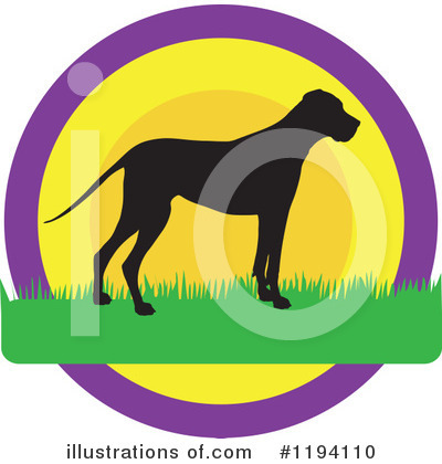 Royalty-Free (RF) Dog Clipart Illustration by Maria Bell - Stock Sample #1194110