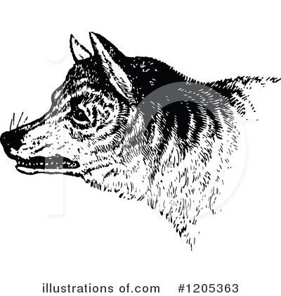 Royalty-Free (RF) Dog Clipart Illustration by Prawny Vintage - Stock Sample #1205363