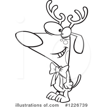 Royalty-Free (RF) Dog Clipart Illustration by toonaday - Stock Sample #1226739