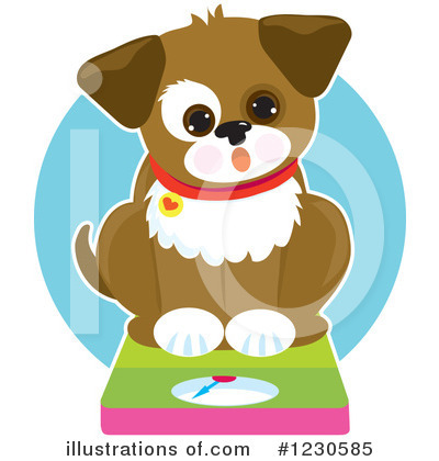 Royalty-Free (RF) Dog Clipart Illustration by Maria Bell - Stock Sample #1230585