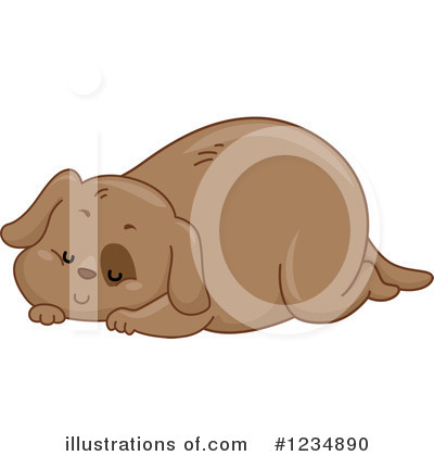 Royalty-Free (RF) Dog Clipart Illustration by BNP Design Studio - Stock Sample #1234890
